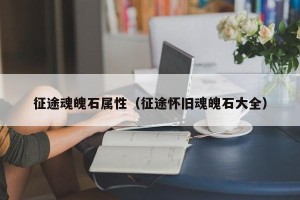 征途魂魄石属性（征途怀旧魂魄石大全）